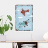 Airplanes Lovers Gift Metal Tin Sign 8x12 Inch Aviation Hangar