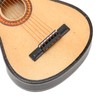 Guitar Model Lifelike Decorative Wooden Miniature Guitar Ornament for Christmas