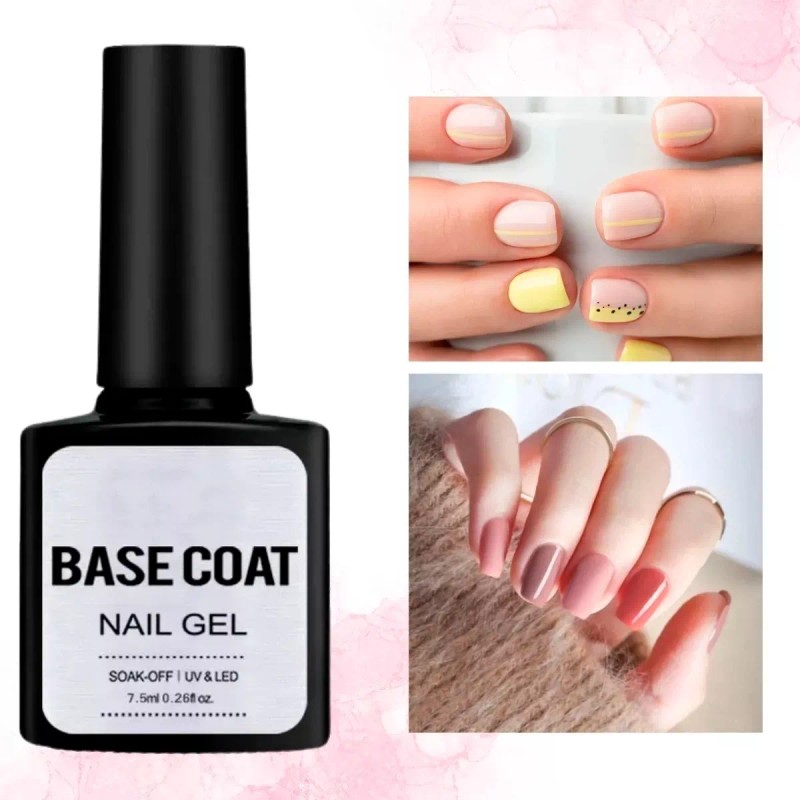 Veraly Kit Base Coat + Top Coat Para Polygel Esmalte