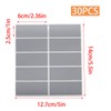 Pine & Linen 300pcs Scratch Off Stickers, Rectangle Gray 1inch*2.36inch
