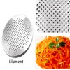 AIMALL Double-Sided Stainless Steel Lunch Box Grater with Storage Container