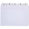 TSI Card Index Box A7 Filled with lined index cards