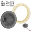 54mm Silicone Steam Ring and Espresso Backflush Cleaning Disc Set