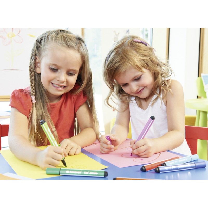 STABILO STABILO - Gefederter Dreikant-Filzstift - Trio Scribbi - 14er