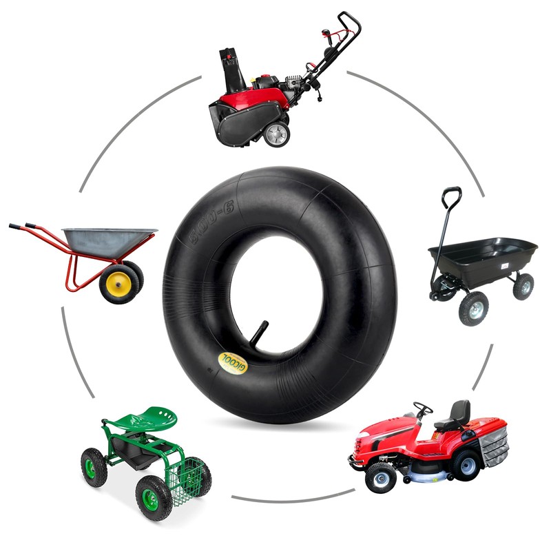 GICOOL 13x6.50-6 Inner Tube, 2 Pack with TR-13 Valve Stem,
