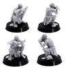 Undead Ghoul 32mm Miniatures for Tabletop Wargames Zombie Horde Figure,