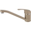 Beige Kitchen Taps Round Sink Mixer Tap Quality Brass with