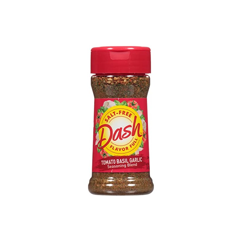 Dash Salt-Free Seasoning Blend, Tomato, Basil and Garlic, 2 Ounce