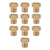 10PCS Misting Nozzle Brass Multiple Holes Anti Corrosion Fine Misting