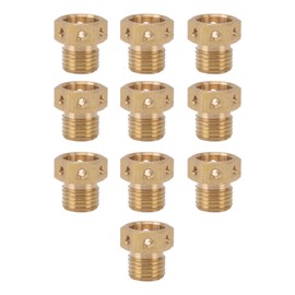 10PCS Misting Nozzle Brass Multiple Holes Anti Corrosion Fine Misting Water Nozzles for Cooling System Garden Lawn M14x1.5
