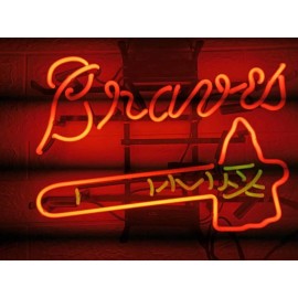 Braves Neon Light Sign  Eco friendly