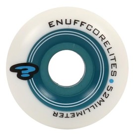 Enuff Corelites 52mm White/Blue Skateboard Wheels