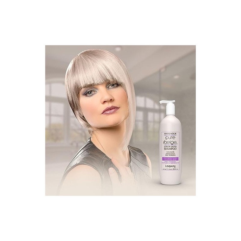 Loquay Shampoo Matizador Pure Beige 1 Lt