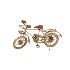 Deco 79 Sculpture, 14" W/8" H(Pack of 8), Antique-Style Bicycle with Basket