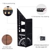 Aweohtle 3D Mitre Angle Mitre Aluminium Alloy Angle Rule Woodworking