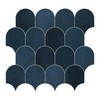 SUNWINGS 10-Sheet Fish Scale Peel and Stick Backsplash Tile, 11.4''