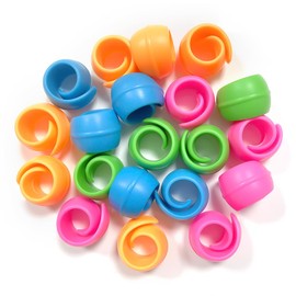 WELANE Spools Savers, 20PCS Sewing Machine Thread Spool Huggers for Prevent Thread Tails from Unwinding (4 Colors)