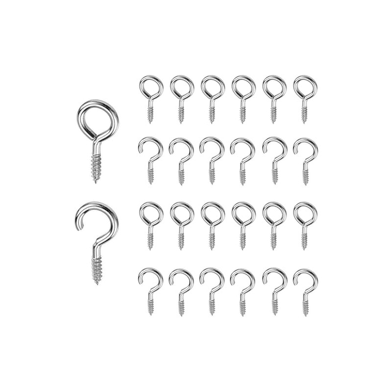 IBEX MART 40 x Hooks and Eyes 25mm net Wire