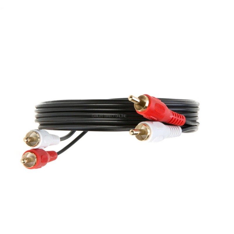 Universal 2 RCA to 2 RCA RCA Cable, Male Stereo