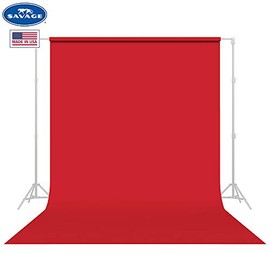Savage Seamless Background Paper - #8 Primary Red (26 in x 36 ft)