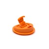 Jarware Drink, Orange Lid for Regular-Mouth Mason Jars