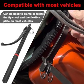 mooncar Flywheel Turner Wrench Turning Tool Used for Turn The Flywheel and Rotate The Engine, Flywheel Turner Flywheel Wrench