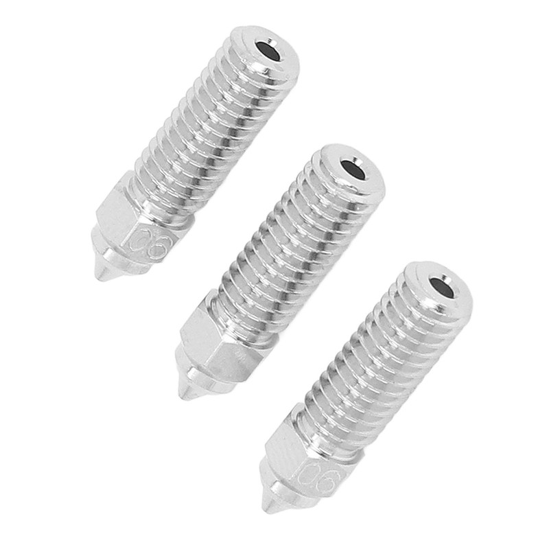 3Pcs 3D Printer Extruder Nozzle 1.75mm M6 High Speed Hotend