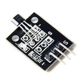 Hailege 5pcs 3144E A3144 Hall Effect Sensor Hall Effect Magnetic Sensor Module KY-003 DC 5V PIC AVR