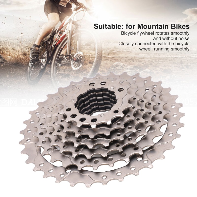 8 Speed 11‑34T Bicycle Freewheel Nickel Chromium Steel Mountain Bike