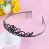 ROSENICE Bridal Tiara, Wedding Crown with Hair Comb Clips, Heart