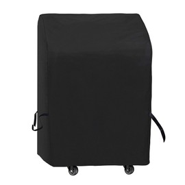 iCOVER Small Grill Cover - 30 inch Two Burner BBQ Gas Grills Covers 600D Heavy Duty Waterproof, Fits Weber/Char-Broil/Brinkmann/Nexgrill/Jenn Air/Pit Boss 3 Series with Collapsed Side Tables