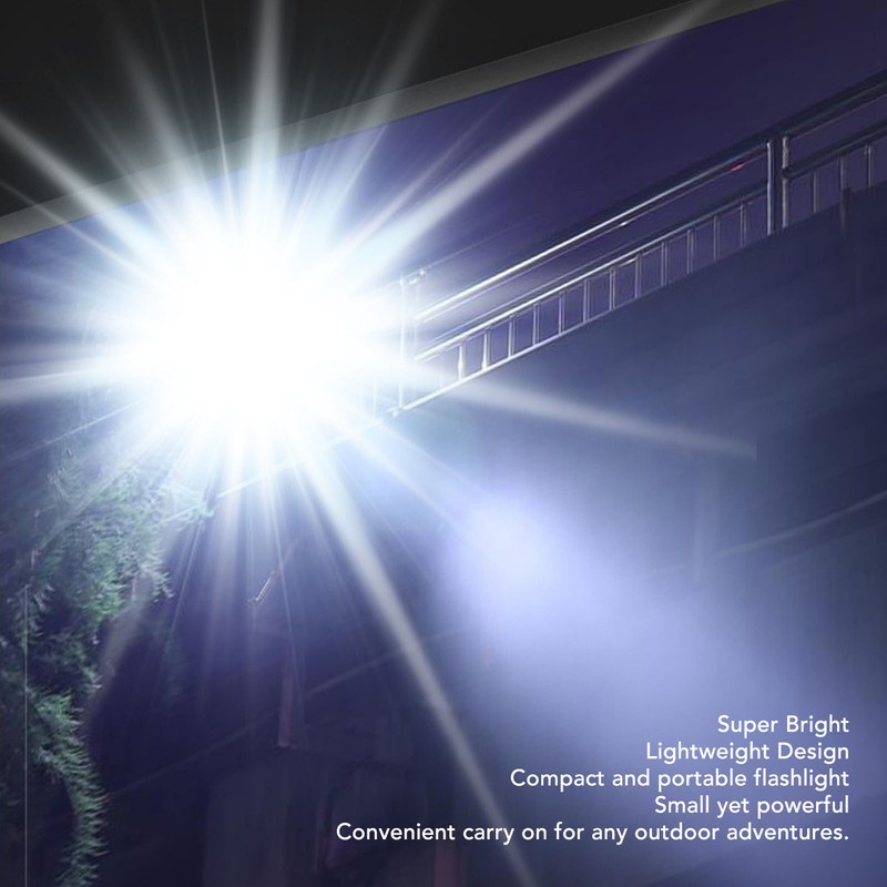 USB Rechargeable Flashlight Super Bright Powerful Flashlight Waterproof Handheld Flash