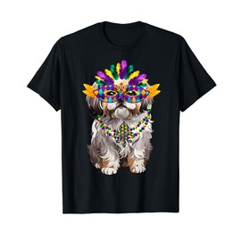 Mardi Gras Dog Lover New Orleans Louisiana Carnival 2024 T-Shirt for Men Women Kids