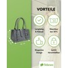 Tebewo Handbag, shopping bag made of felt, closable shopping bag
