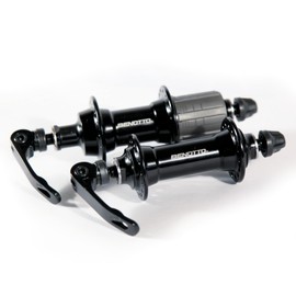 BENOTTO Maza 32x32B Cassette Alumnio con Bloqueos con Balero Sellado Negro GL-B21 (2 Piezas)