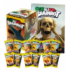 Skifidol Italian Brainrot Beta Series Cosmic Hallucination | Box 12 Bags with 7 Trading Cards and Album Binder | Trading Card Game