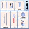 Set De 8 Psc Mascara Polvo Lápiz Labial Eyeliner Concealer