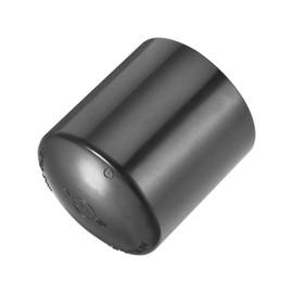 YOKIVE Pipe End Caps, PVC Round Plug Adapter Fitting Replacement, Great for Garden Irrigation (Black, 38mm ID)