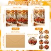 JANYUN 24 Pack Thanksgiving Fall Cards with Envelopes Stickers