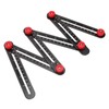 Aluminum Alloy Multi Angle Measuring Ruler Universal Opening Locator Measurement