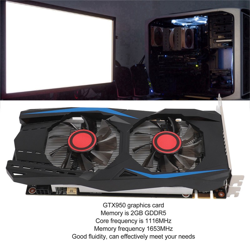 GTX950 2GB GDDR5 128BIT Gaming Graphics Card Support HD Multimedia