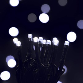 MYGOTO 33FT 100 LEDs String Lights,Green Wire Waterproof Fairy Lights 8 Modes 30V UL Certified Plug in Xmas Lights for Home, Garden, Wedding, Party, Christmas Decoration Indoor Outdoor(Cool White)