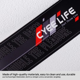 CyeeLife Dart Oche Line, dart drop marking, dart throwing line dart accessories for steel darts and soft darts
