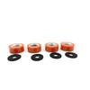 Delixike (4pk) 70298701 70298701-70568201-70616701 Roller Bearings Suitable with Gasket for