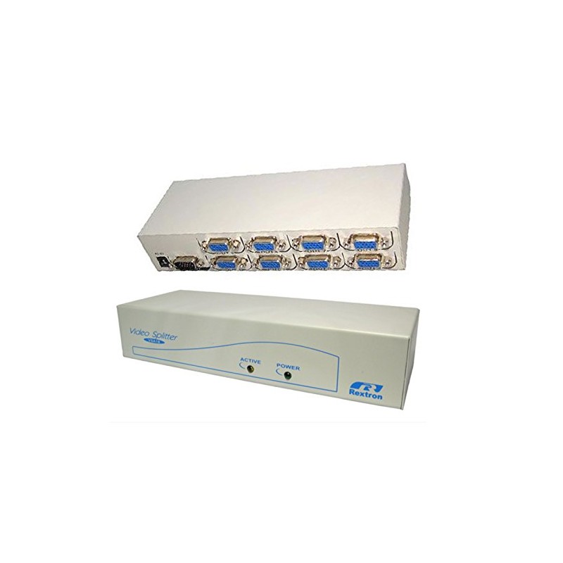 kenable SVGA VGA Monitor Video Splitter 8 way Powered High