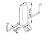 Clamp Support for Tensioned Pleated Blinds VS2 Set of 4