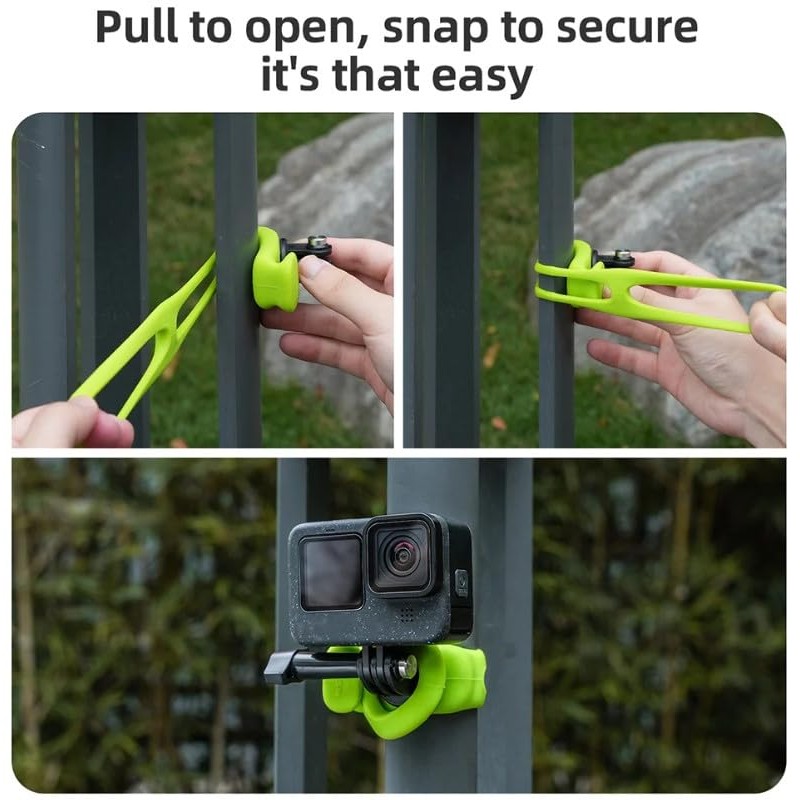 Elastic Handlebar Pole Mount for GoPro / Insta360 / Osmo