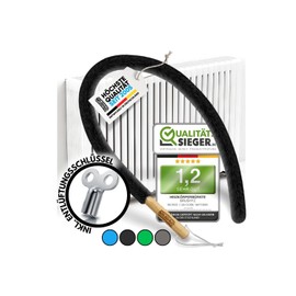 BRUSHYZ® Heizungsbürste lang 115cm [Note 1,2] inkl. Entlüftungsschlüssel I Heizkörperbürste für Heizung reinigen & Heizkosten sparen I Radiator Cleaning Brush I Flexible Heizkörper Reinigungsbürste