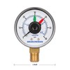 MEASUREMAN Boxed Pressure Gauge with Dial Replacement for Select Filters,