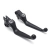 HTTMT- Black Skull Brake Clutch Hand Lever Compatible with H-D